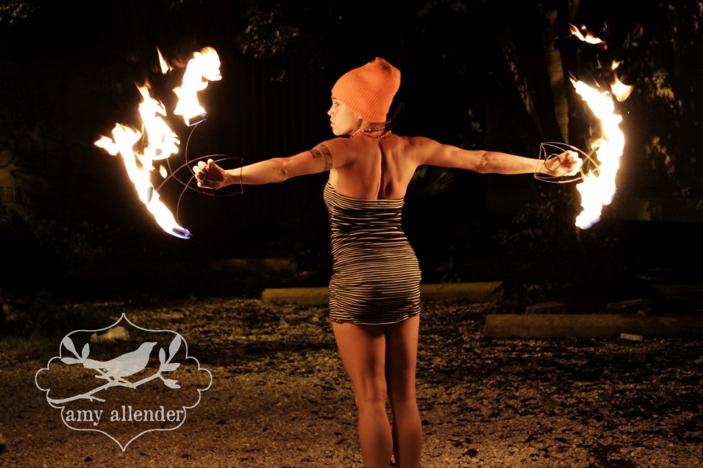 fire dancer