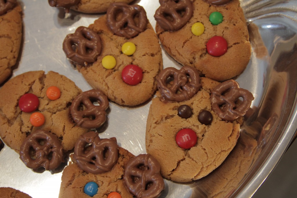 Peanut Butter Reindeer Cookies