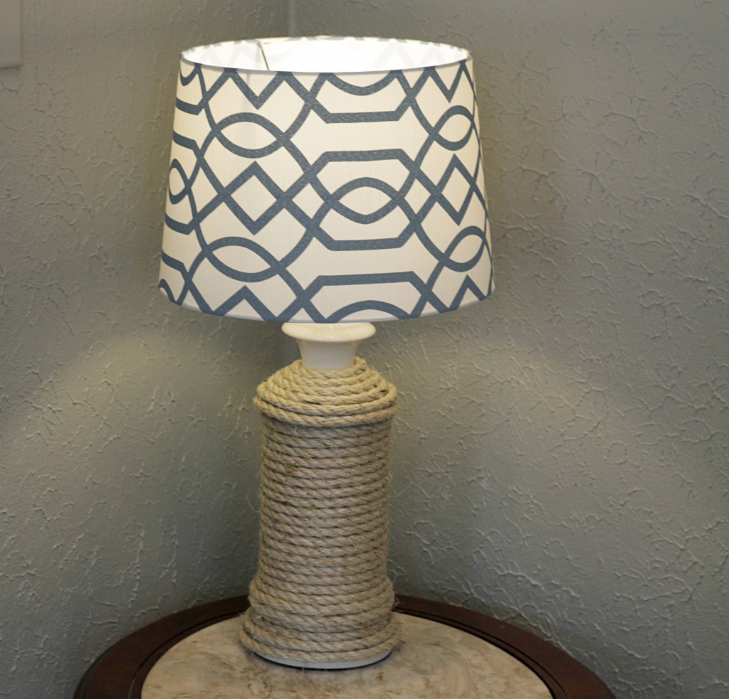 DIY Rope Lamp Base