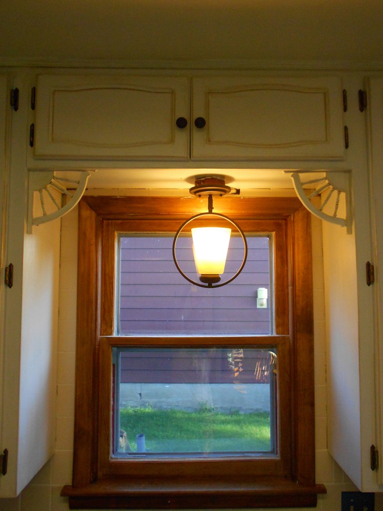 Kitchen lighting makeover