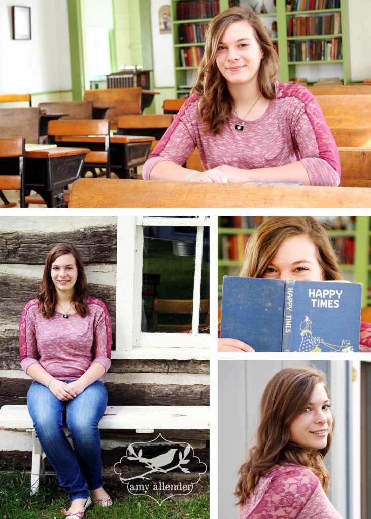Hannah Senior Session collage Hannah Senior Session collage
