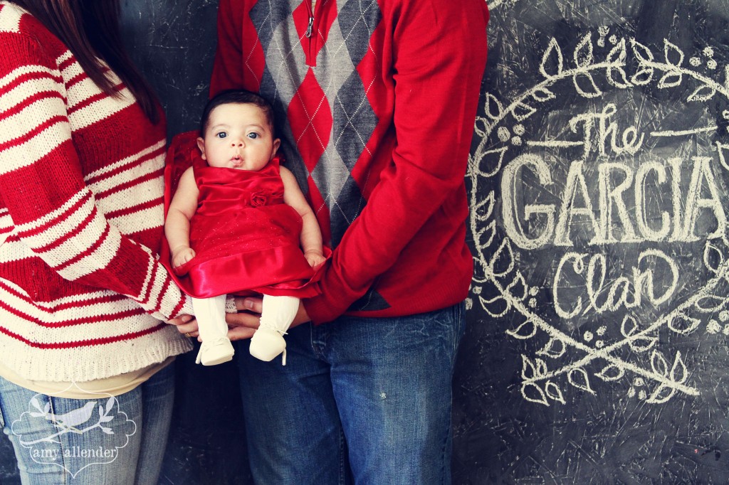 Christmas Chalkboard Sessions