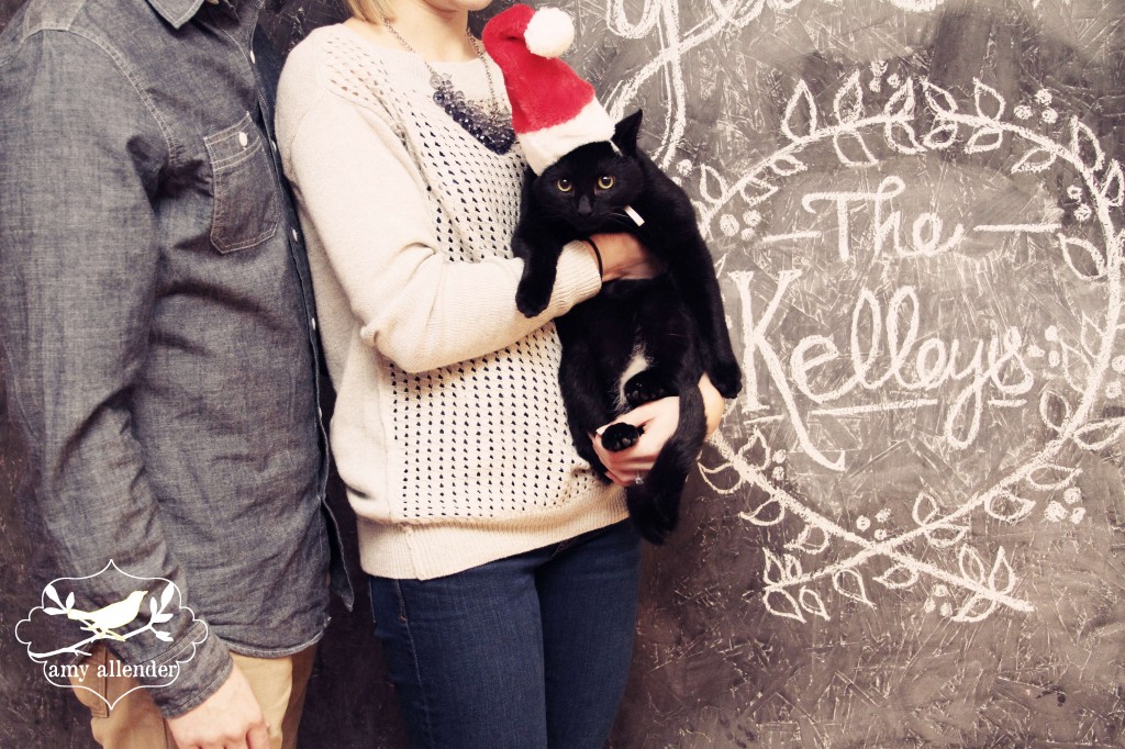 Chalkboard Christmas Session