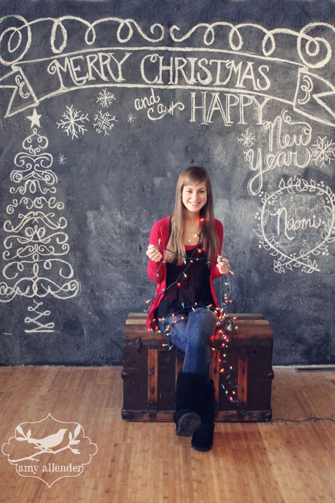 Chalkboard Christmas Sessions