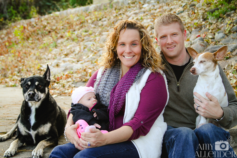 Newborn family portraits