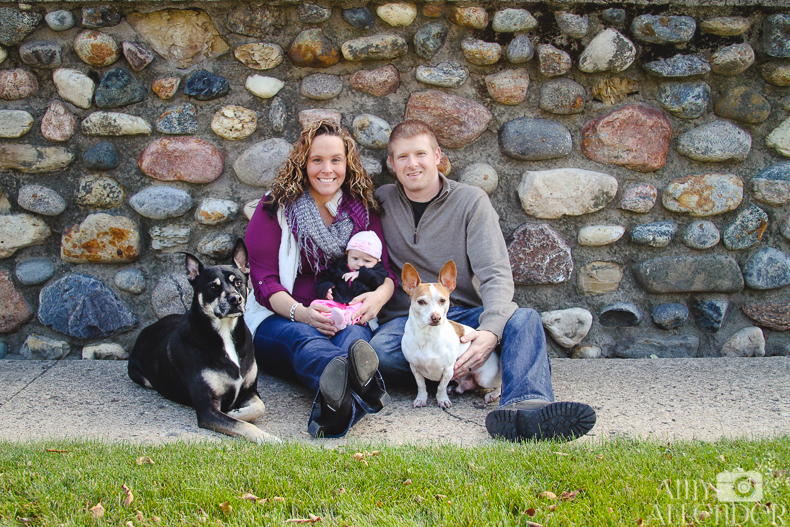 Newborn family portraits