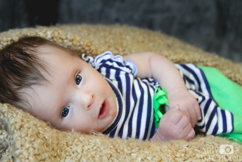 Chalkboard newborn session