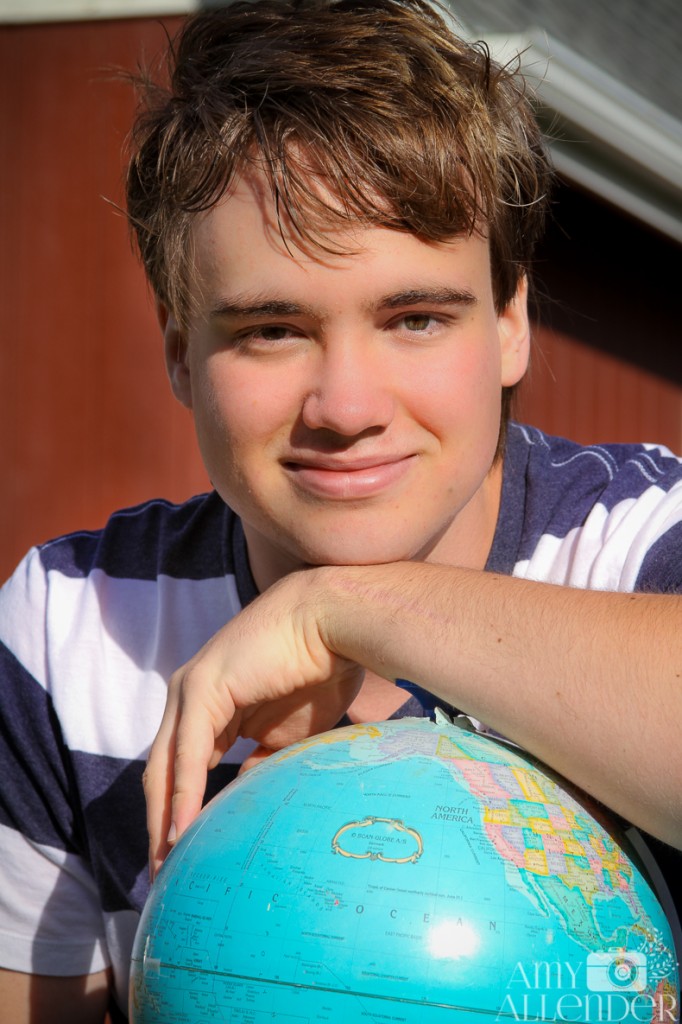 travel themed senior session travel themed senior session