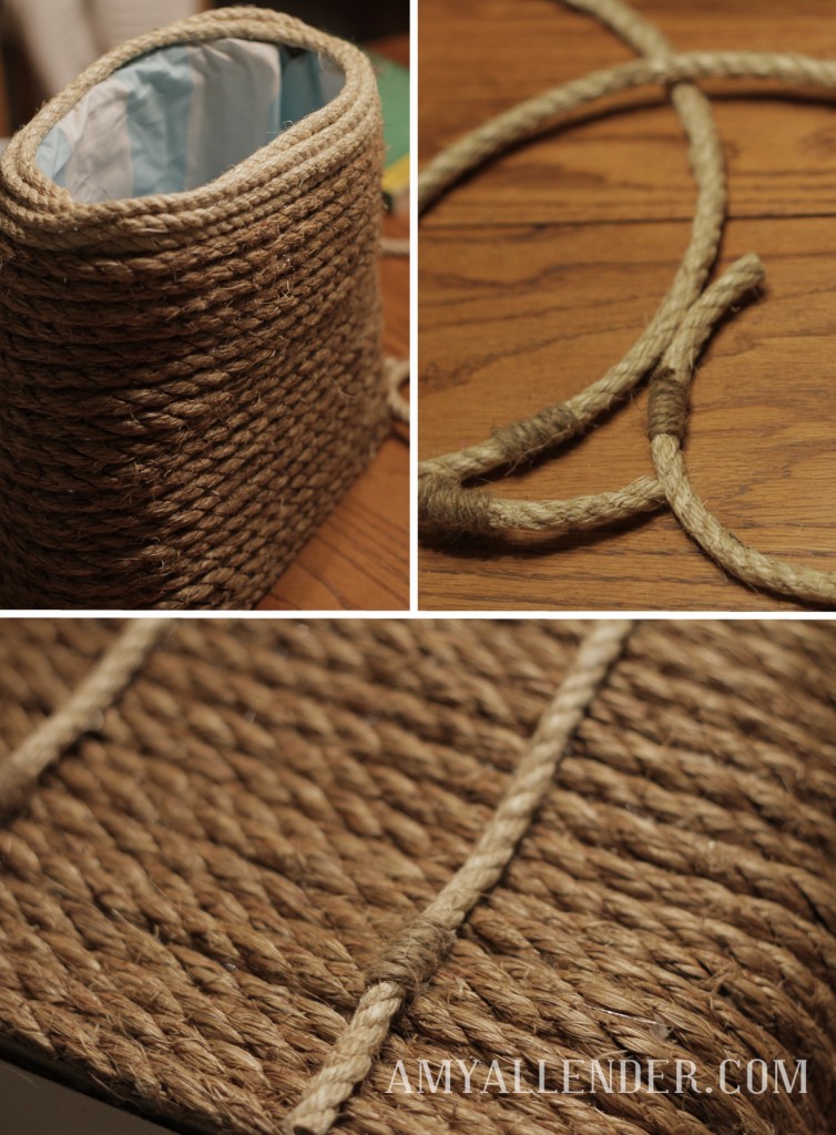 DIY sisal tote tutorial