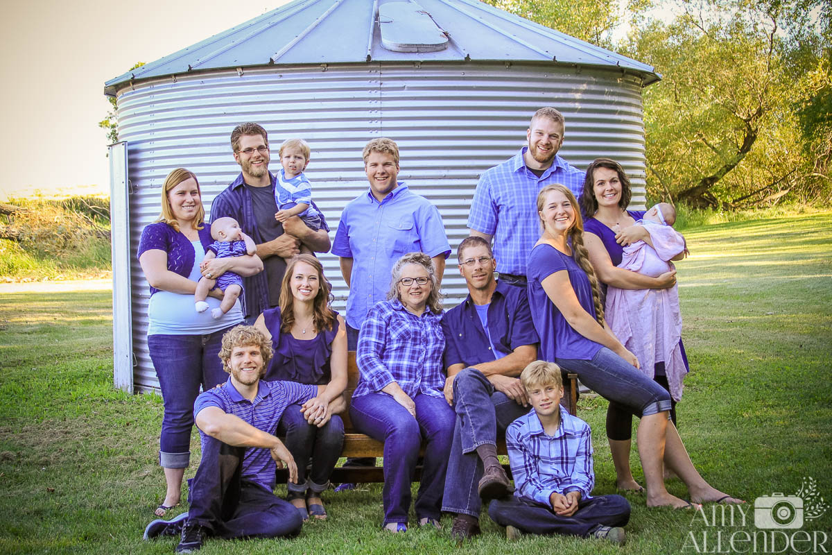 Large family photo