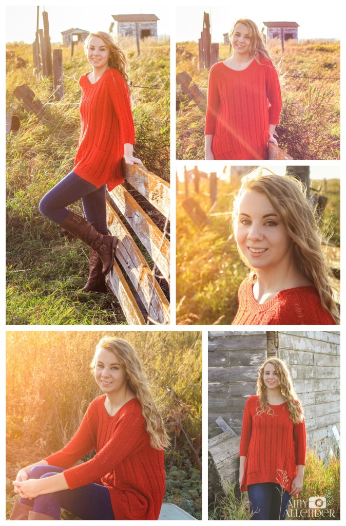 rustic senior photos