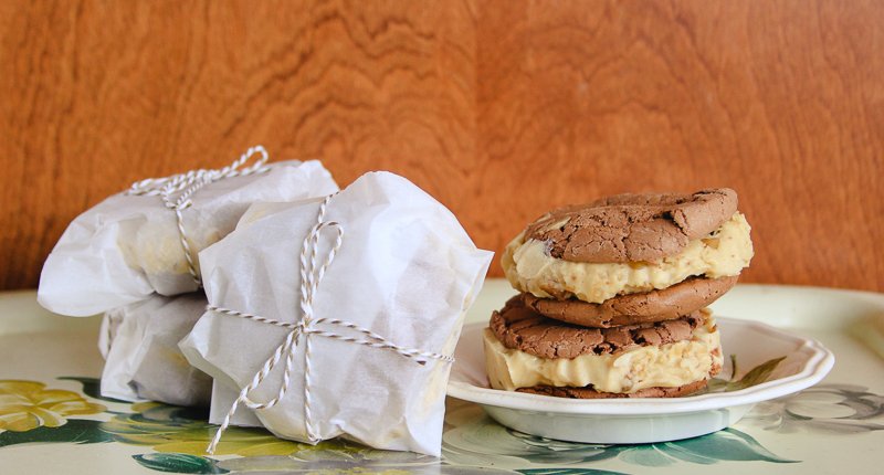 homemade ice cream sandwiches