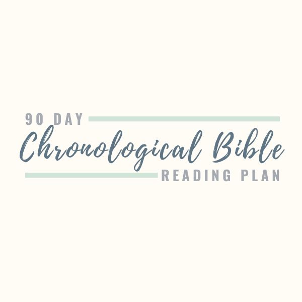 90 day chronological bible plan